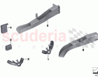 Wiring harness covers cable ducts