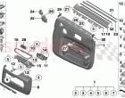 Door trim rear