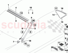 Glazing mounting parts