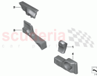 Mounting parts door trim panel front