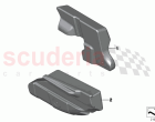 Mounting parts door trim rear