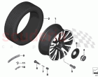 Light alloy wheel styling 709