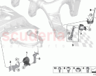 Headlight vertical aim control sensor
