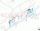 Door cable harness