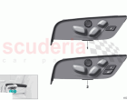 Switch seat adjustment rear cabin