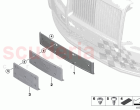 Trim panel trim elements front