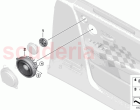Single parts f front door loudspeaker