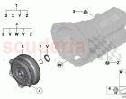 GA8HP95Z torque converter seal elements