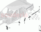 Cavity shielding side frame