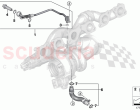 Exhaust turbocharger oil supply