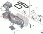 Housing parts heater and air condit