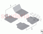 Full set all weather floor mats
