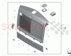 Retrofit dark chrome radiator grille