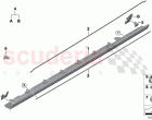 Cover door sill wheel arch