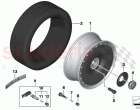 Light alloy wheel styling 847