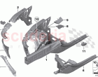 Wheelhouse engine support