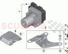 Hydro unit DSC control unit fastening