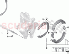 Parking brake brake shoes