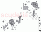 Headlight vertical aim control sensor