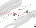 LED module optical fibre
