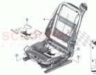 Front seat backrest frame