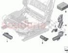 Seat front electrical system drives