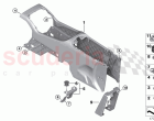 Centre console rear cabin
