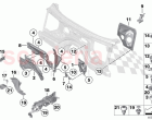 Mounting parts engine compartment