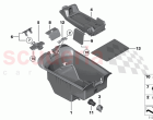 Storage compartment centre console