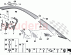 Trim panel A C pillar