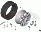 Light alloy wheel styling 653