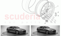 Rear Wheel and Tyre Assembly (V8S)