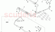 Hoses and Cooler Reservoir (RHD)