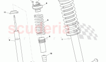 Rear Suspension Spring and Damper Assembly