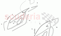 Front Door Weatherstrips, COUPE