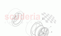 Rear Wheel and Tyre Assembly