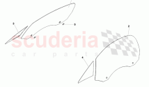 Front Door Glass (Roadster)