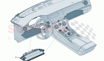 Knee airbag unit