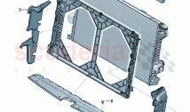 Air guide Cooler for coolant