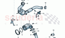 Pre-catalyst Petrol particulate filter