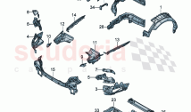 Side member Wheel housing Luggage compartment floor