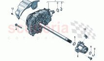 Front axle differential