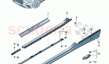 Trim for side section- sill F >> 3S-K-071 415 F >> ZG-K-071 415