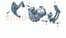 Electric A/C compressor Attachment parts for A/C compressor