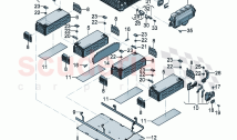 High-voltage battery Battery housing lower section Individual parts