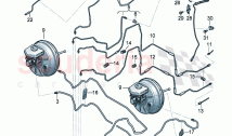 Brake pipe Brake hose Retainer for brake pipe