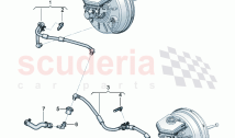 vacuum hoses for brake servo
