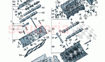 Cylinder head cylinder head cover impulse sender