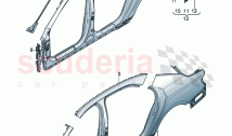 Side panel frame