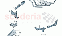 Cover for plenum chamber cover for engine compartment